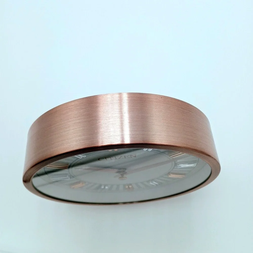 CITIZEN TABLETOP CLOCK THE SANTA MONICA ROSE GOLD -TONE‎ CC1021
